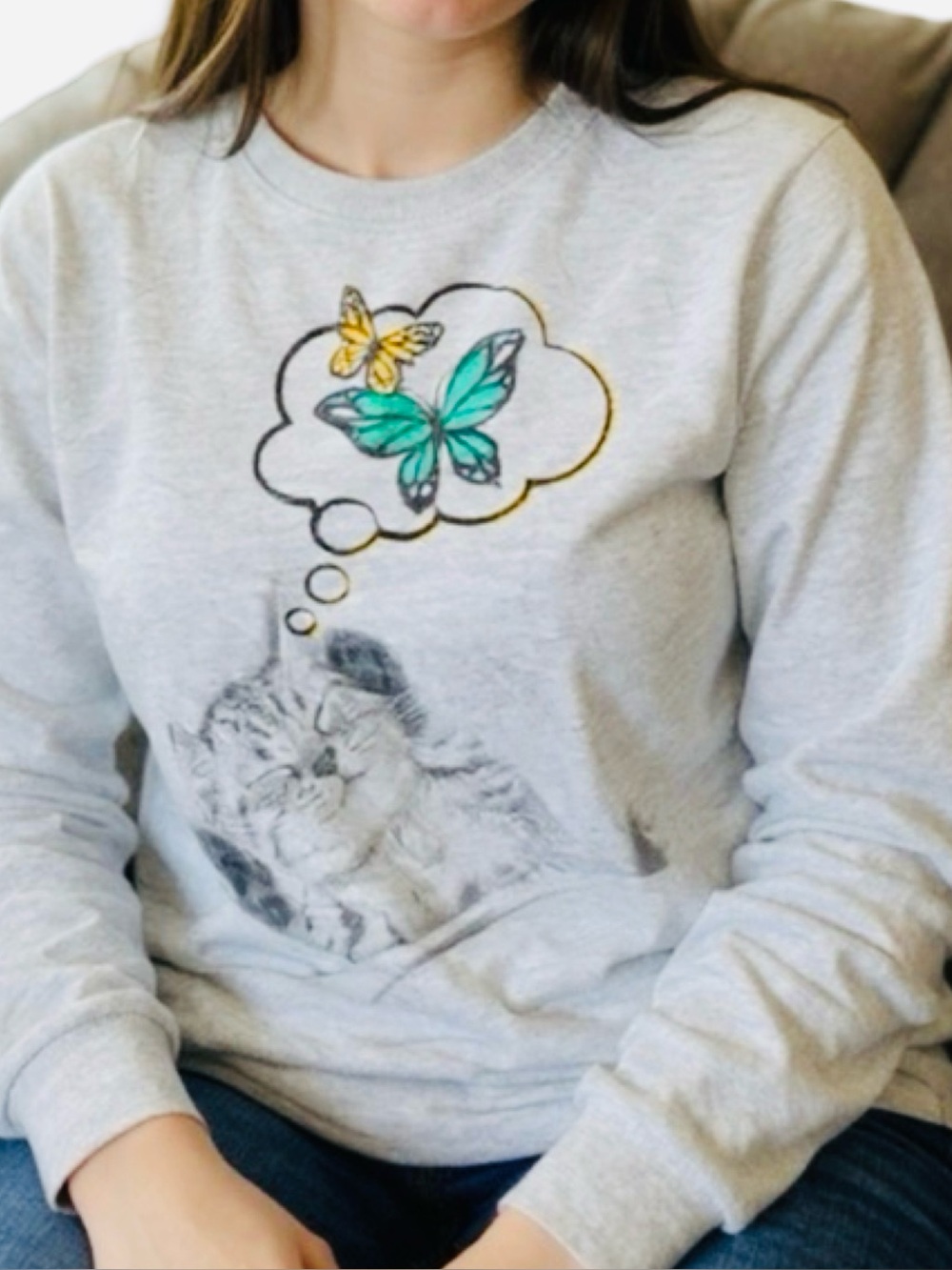 NEW! W/Tags Long Sleeve Cat Girls Top 20/22PL